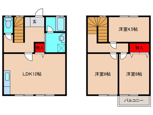 メープルツーユー1の物件間取画像